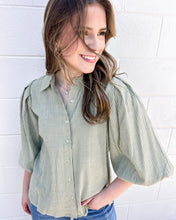 Load image into Gallery viewer, Tell A Lie Mint Top