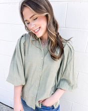 Load image into Gallery viewer, Tell A Lie Mint Top