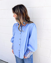 Load image into Gallery viewer, Somewhere In Between Blue Top