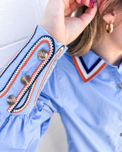 Load image into Gallery viewer, Somewhere In Between Blue Top