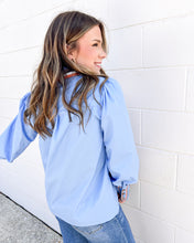 Load image into Gallery viewer, Somewhere In Between Blue Top