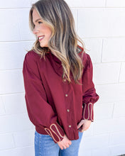 Load image into Gallery viewer, Somewhere In Between Burgundy Top