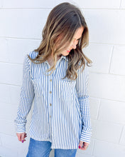 Load image into Gallery viewer, Got The Best Blue Button Down Top