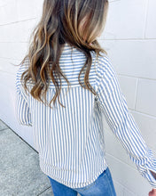 Load image into Gallery viewer, Got The Best Blue Button Down Top