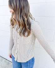 Load image into Gallery viewer, Got The Best Mocha Button Down Top