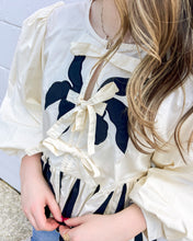 Load image into Gallery viewer, Request Details Cream &amp; Black Top