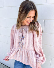 Load image into Gallery viewer, Said Goodbye Blush Top