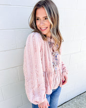 Load image into Gallery viewer, Said Goodbye Blush Top
