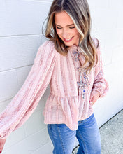 Load image into Gallery viewer, Said Goodbye Blush Top