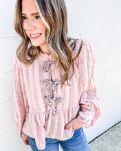 Load image into Gallery viewer, Said Goodbye Blush Top