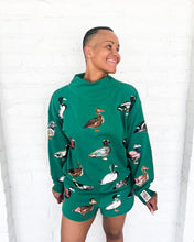 Load image into Gallery viewer, Queen Of Sparkles Dark Green Duck Shorts