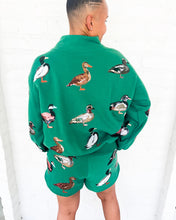 Load image into Gallery viewer, Queen Of Sparkles Dark Green Duck Shorts