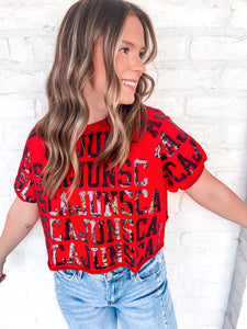 PRE-ORDER Jordan Amanda Red Cajuns Exclusive