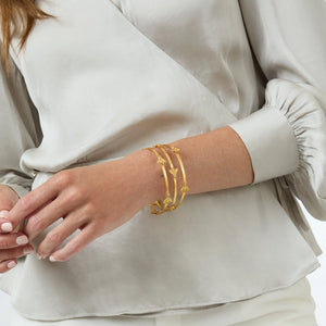 Julie Vos Gold Bee Bangle